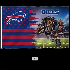 NFL Buffalo Bills Flag - Red, Blue, White
